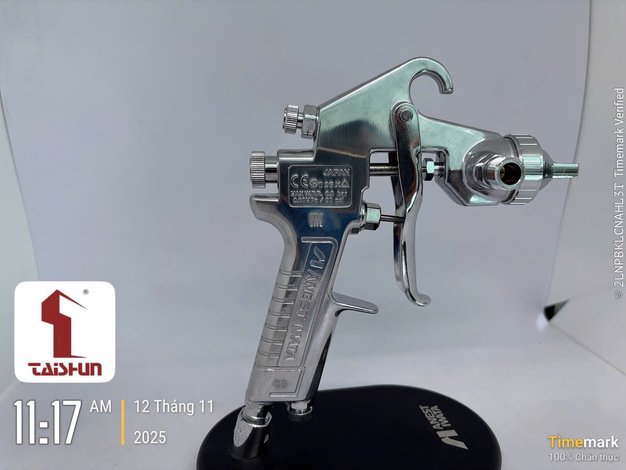 Súng phun sơn W-71-21G lỗ phun 1.3mm cốc trên